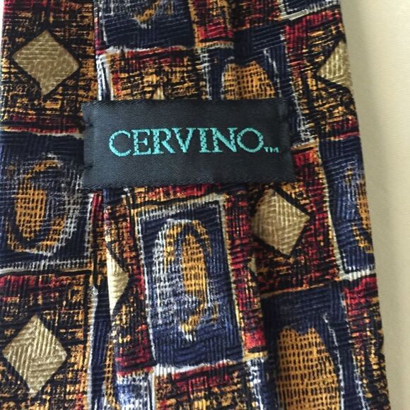Cervino 100%‎ Silk Men’s Neck Tie - Picture 3 of 6